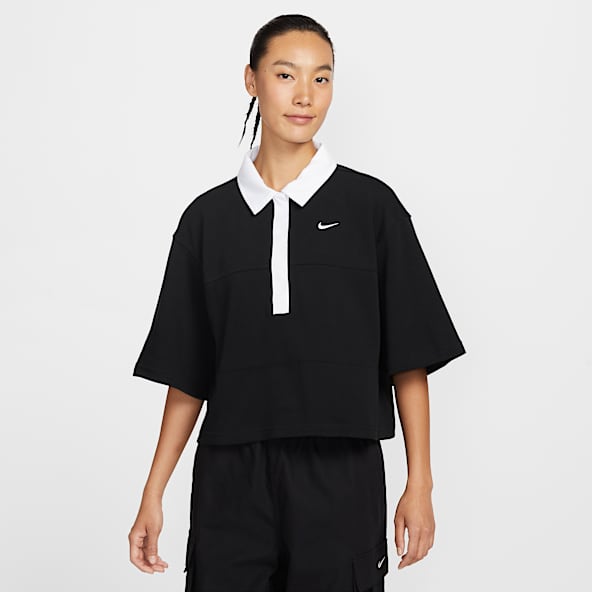 Nike】AIR AOP ロゴ プリント メッシュ クロップ トップ